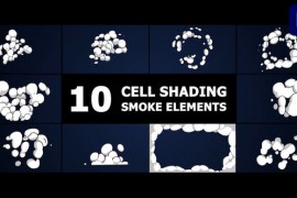 Cell Shading Smoke | Premiere Pro MOGRT 45973589