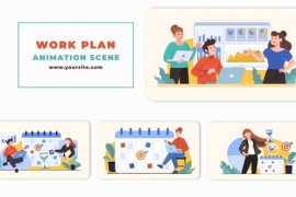 Work Plan Animation Scene After Effects Template 46411490