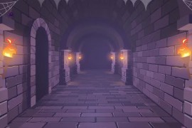 Old Prison Animated looped cartoon background 44393762
