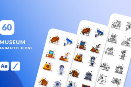 Museum Animated Icons | After Effects 48770908