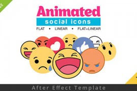 Animated Social Icons 15382428