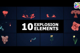 Combined Explosion Elements | FCPX 52307854