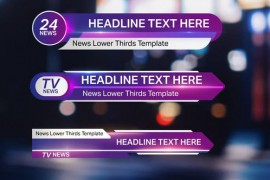 Broadcast News Lower Thirds 42573901