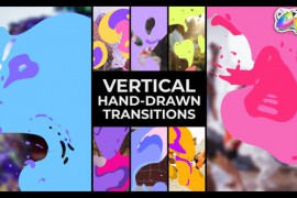 Vertical Liquid Hand Drawn Transitions | FCPX 51474189