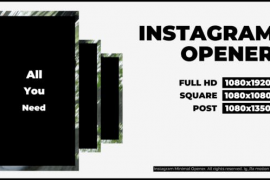 Insta Minimal Opener | FCPX 49913285