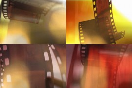 Old Film Strip Transitions Pack - 4 Clips Inlcuded, 4k, Alpha Channel 35535021