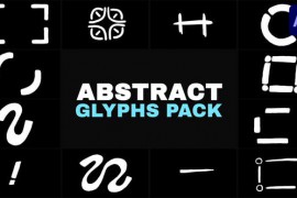 Abstract Animation Glyphs Pack | After Effects 52566085