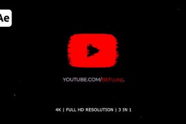 Glitch Logo 4K - 3 Logo Reveal 43383722