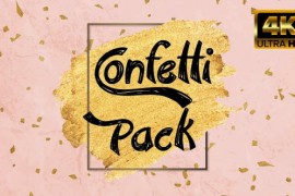 Gold Confetti Pack 4k 37234861
