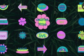 Geometric Cartoon Titles for DaVinci Resolve 50405980