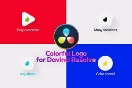 Minimal Colorful Logo for DaVinci Resolve 31053385