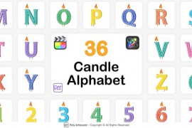 Candle Alphabet For Final Cut Pro X 47173322