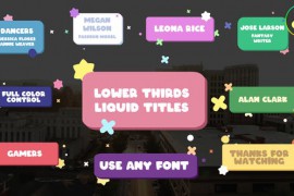 Cute Liquid Titles for DaVinci Resolve 46533690