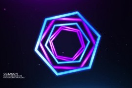 Blue And Pink Neon Lines And Shape Loop Backgrounds Pack 12in1 38454177