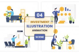 Investment Illustration Animation Scene 52775306