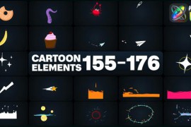 Cartoon Elements for FCPX 50359954
