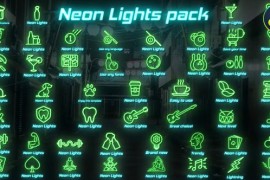 Neon Lights Big Pack for DaVinci Resolve 43384122