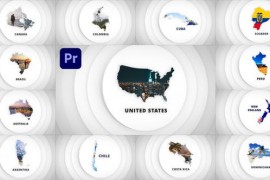 3D Disks Maps Opener - Americas & Australia for Premiere Pro 42331593