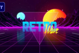 Retro Wave Intro 50399688