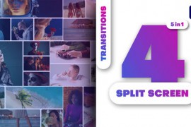 Multiscreen Transitions - 4 Split Screen - Vol. 03 50520033