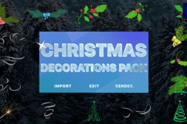 Christmas Decoration Animations | Premiere Pro MOGRT 41999012