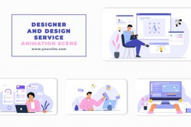 Designer and Design Services Animation Scene 46438126