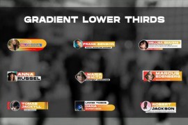 Gradient Lower Thirds | After Effects 46568341