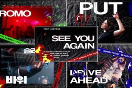 Rock Music Event Promo Typography | Premiere Pro MOGRT 52087536