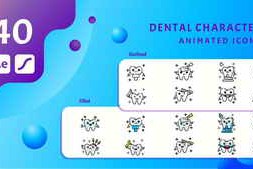 Free Download:collection of dental icon characters 59235798