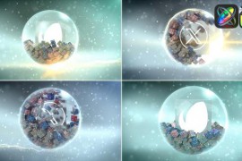 Snow Globe Christmas Logo for FCPX 49276531