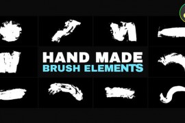 Hand Made Brush Elements | DaVinci Resolve 52660018