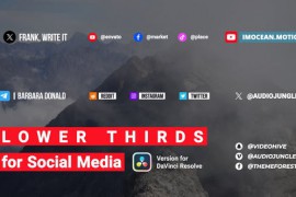 Lower Thirds for Social Media | DaVinci Resolve 50103134