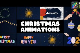 Christmas Decorations And Greetings Animations | FCPX 49619081