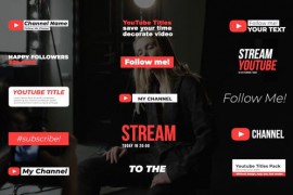 Youtube Titles 2.0 | FCPX & Apple Motion 33941234