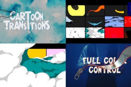 Abstract Cartoon Transitions for Premiere Pro 43335821