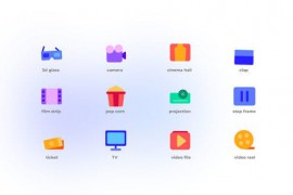 Cinema - Flat Icons 46766388