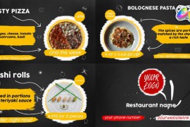 Food Menu Slideshow | FCPX 33152678