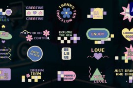 Pixel Colorful Creative Titles for After Effects 44475753