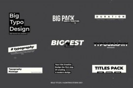Bold Titles 1.0 | FCPX 42462222