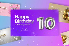 Happy Birthday Greeting Cards 40194402