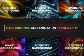 Backgrounds and Animation Typography 51813495