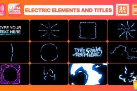 Electric Elements And Titles | FCPX 24223104