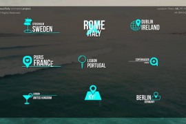 Location Titles | After Effects 50681363