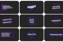 Minimal Titles 6.0 | After Effects 50700669
