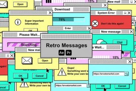 Retro Messages 45981167