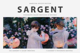 Free Download:CreativeMarket – Sargent’s Art Procreate Brushes 5586457