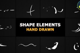 Cartoon Shape Elements | DaVinci Resolve 30955617