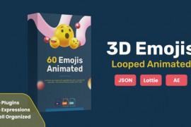 3D Animated Emojis with Looping animations , Json and Lottie files included 41344451