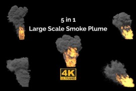 Large Scale Smoke Plume 4k 5in1 42144208