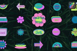 Geometric Cartoon Titles for FCPX 47482929